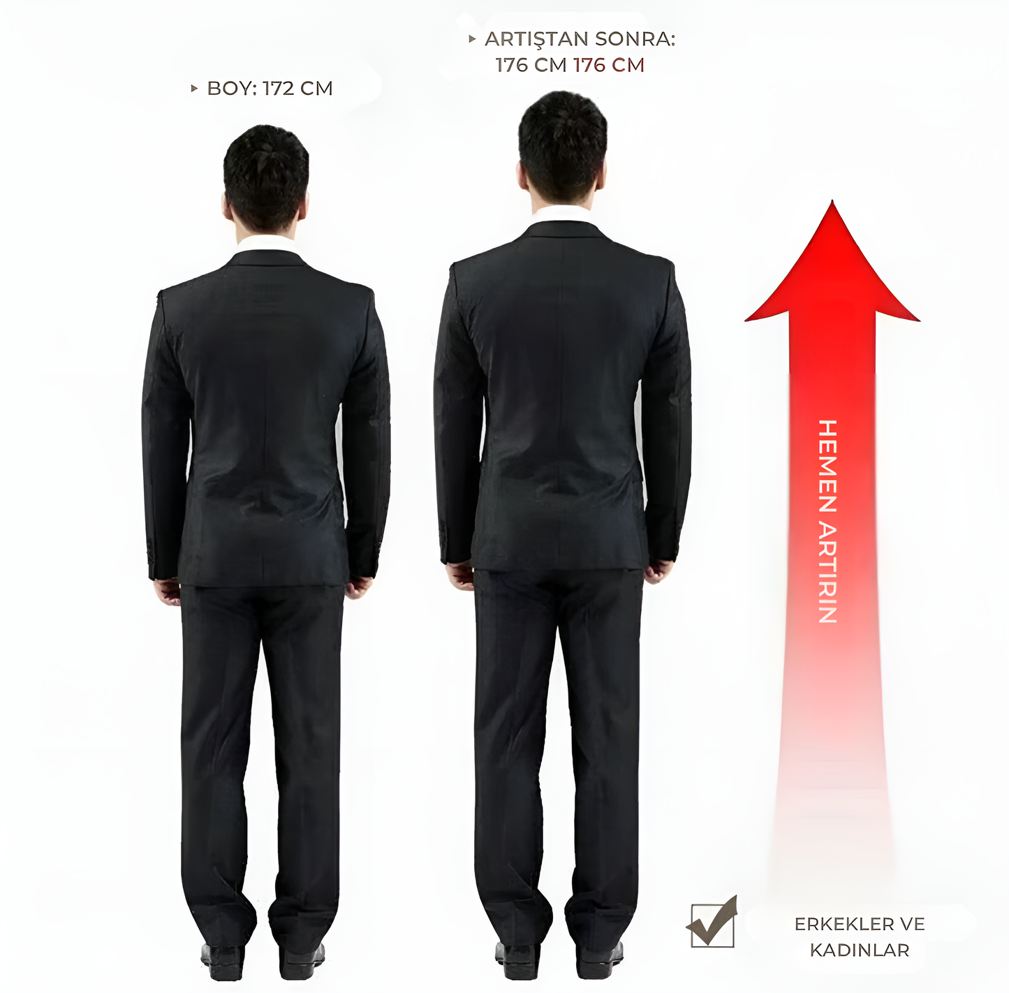 Airstiride - Boy Uzatan Silikon Taban