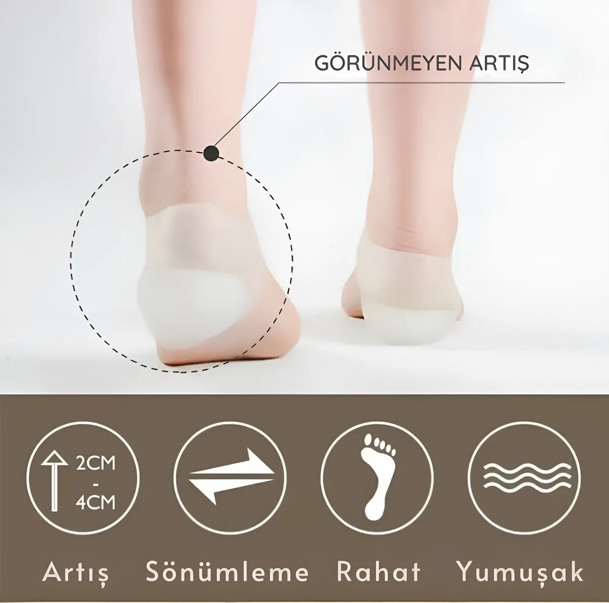 AİRSTRİDE – Boy Uzatan Silikon Taban