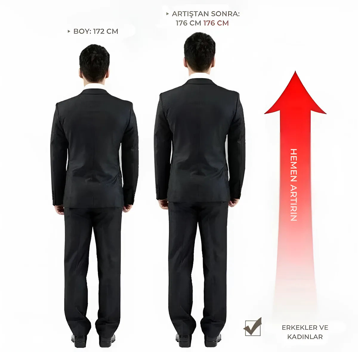 AİRSTRİDE – Boy Uzatan Silikon Taban